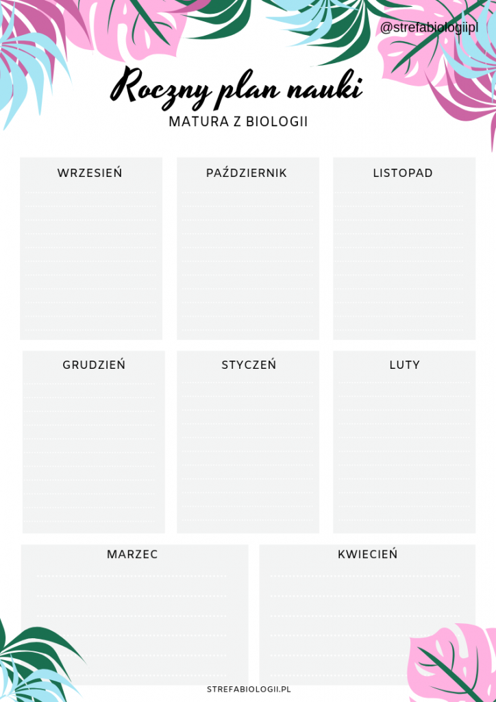 roczny-plan-nauki-matura-z-biologii